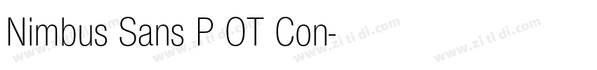 Nimbus Sans P OT Con字体转换 Nimbus Sans P OT Con字体转换